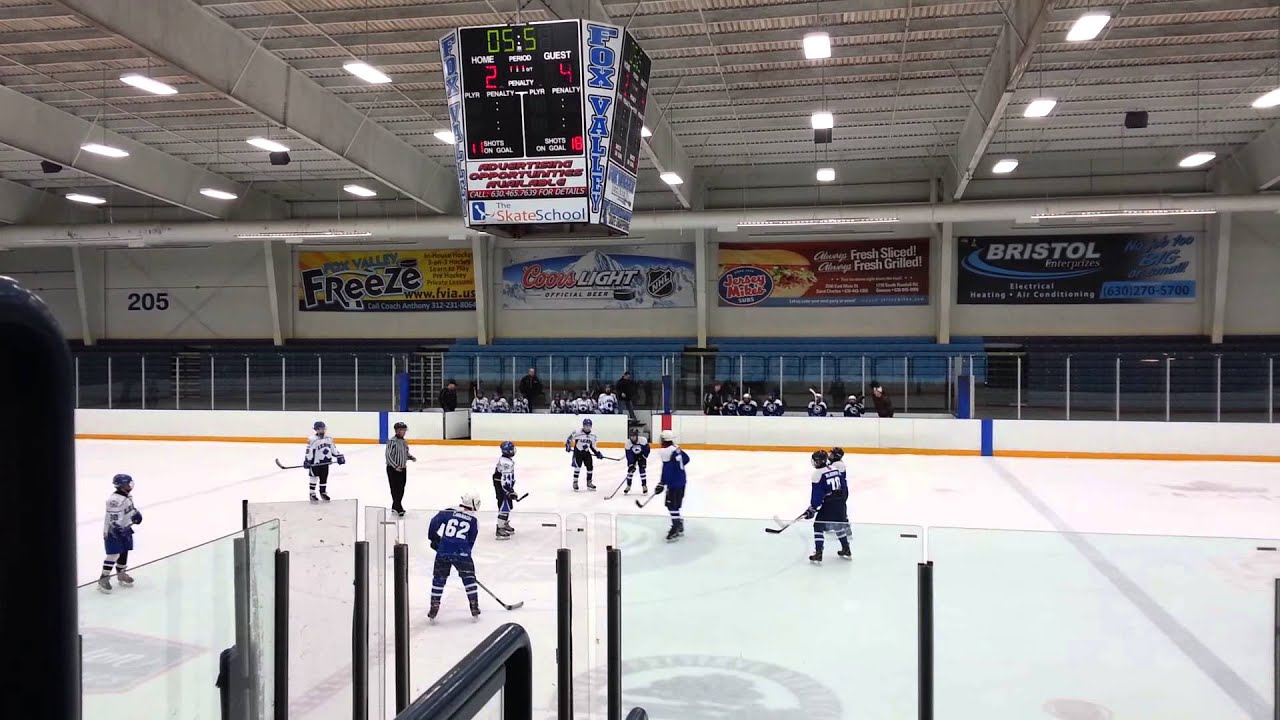 President's Day Tournament - Day 1 Game 1 vs Leafs at Fox Valley Ice Arena - Last Minute of Game