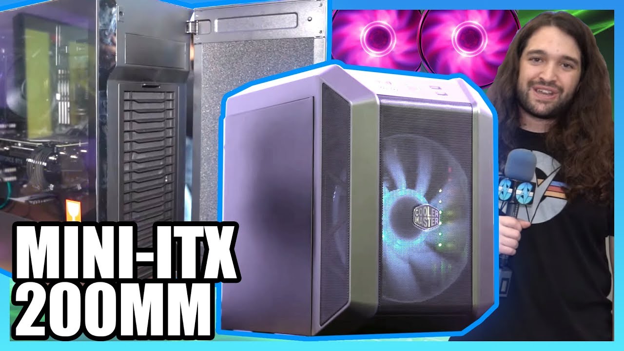 Cooler Master H100 Mini-ITX w/ 200mm Fan, Cases -