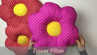 How to sew Flower Pillow? #flowers #pillow