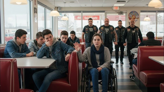 Bullies Slapped a Disabled Girl in a Diner — An Hour Later, Bikers Walked  In. - YouTube