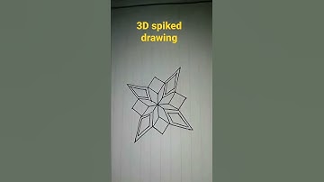 How to draw 3d shapes #shorts #3dart #3ddrawing #3d #3dshapes #artist #viralshorts