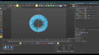 Looped torus in Сinema 4D tutorial