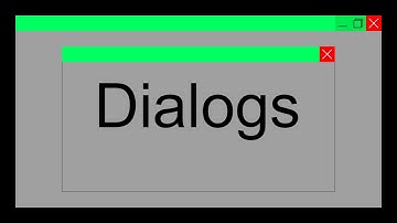Dialog Controls | C# Tutorials