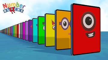 Counting Numberblocks on a Ipad gen 1 Face Learn Numbers 1 to 100 for Kids