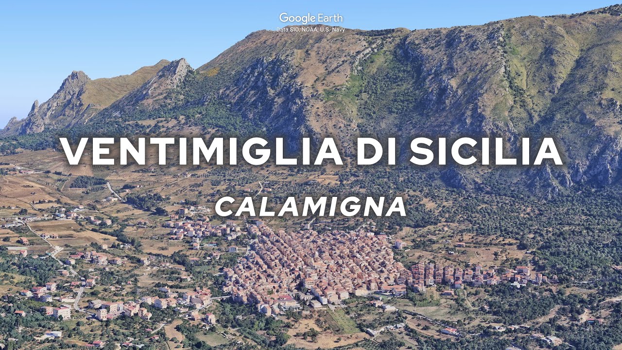 Ventimiglia di Sicilia - Calamigna | Palermo Sicilia | Vedute aeree via Google Earth