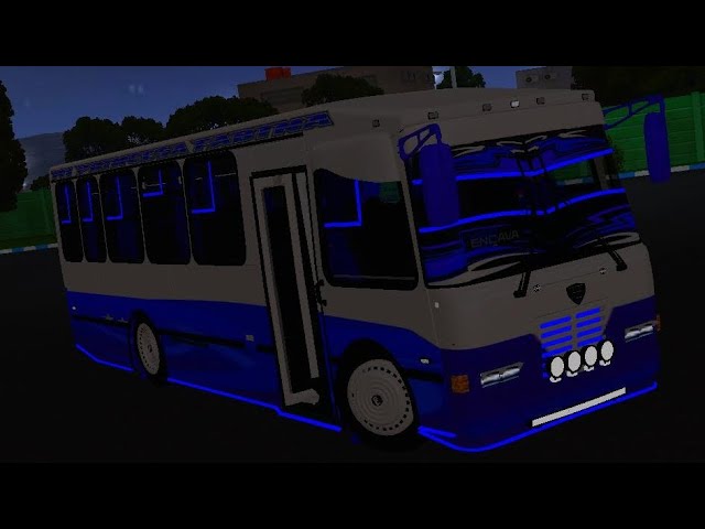 ENCAVA 610 FULL ESTILO 💙(DEMOSTRACIÓN) 🚫NO MONTAJE🚫 para bus simulator indonesia class=