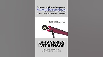 Linear Position Sensor LVIT Overview LR-19 Series