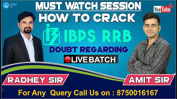 How to Crack RRB Pre 2018 and Doubt regarding RRB Pre Live batch call on 8750016167