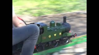 W.C.G.o.M.E at Workington: The 5 inch Gauge Live Steam is, GWR Class 14xx 0-4-2T No.1466 (V9)