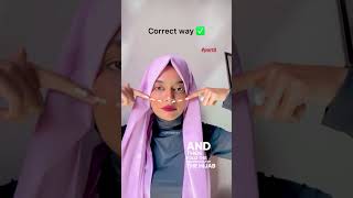 How to style a Hijab for round face #part2 #hijabtutorial #hijab #hijabpashmina #stylingtips screenshot 1