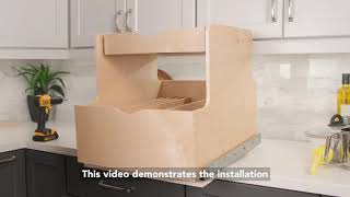 Hardware Resources Rollout Drawer Series Step by Step Installation Instructions | KitchenSource.com