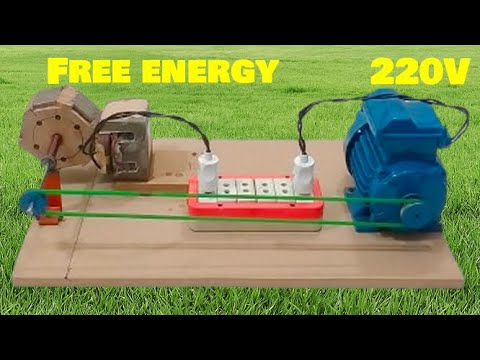 How To Generate 220V Free Energy From Oven Transformer And 6 Magnets