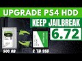 HOW TO UPGRADE PS4 HARD DISK WITHOUT LOSING JAILBREAK | PS4 6.72 JAILBREAK | TUTORIAL | SSD UPGRADE