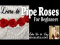 How to pipe Buttercream Roses-for beginners