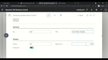 Test video: Dynamics 365 Business Central: Customizing an Integration with Microsoft Dataverse