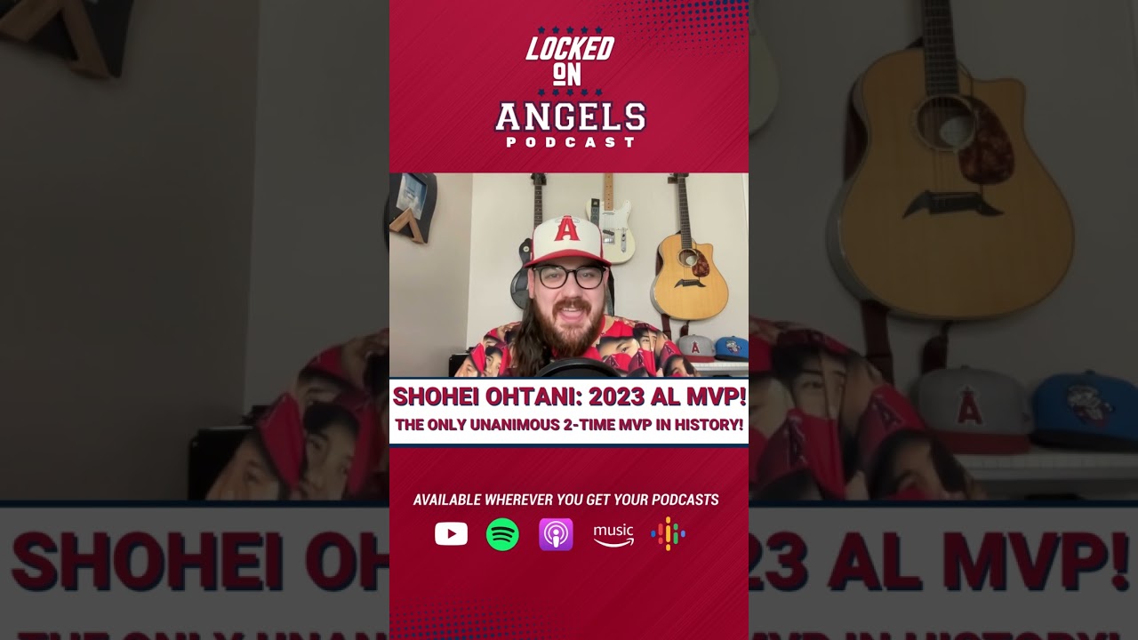 Shohei Ohtani: 2023 AL MVP! 1st 2-time UNANIMOUS MVP! #gohalos