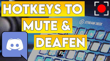 ⌨️🔊 Use Hotkeys in Stream Deck to Mute & Deafen Discord // Tutorial
