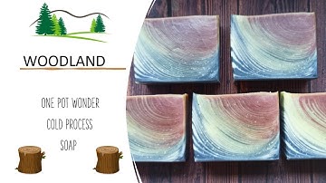 🏕️Woodland One Pot Wonder Cold Process Soap/ Soap Making with natural ingredients