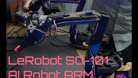 AI Robot Arm - LeRobot SO-101 - First Try and Burned It #ai #robotics #robot