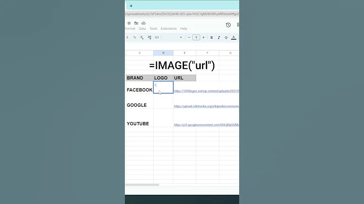 Image Function in Google Sheet