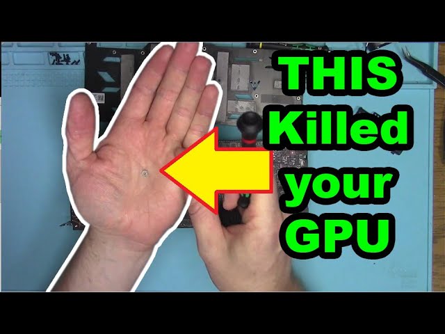 Graphics card not working after cleaning ? Guess what killed this 2080Ti