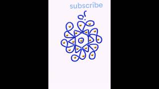 5*3 dots rangoli design 🌺#shorts feed#youtube shorts #kolam