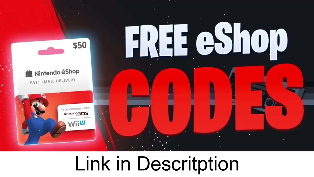 Nintendo Free Gift Card Codes 2023 ⯮Free Nintendo eShop Codes