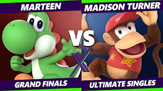 S@X 362 Online Grand Finals - Madison Turner (Diddy Kong) Vs. marteen [L] (Yoshi) Smash Ultimate