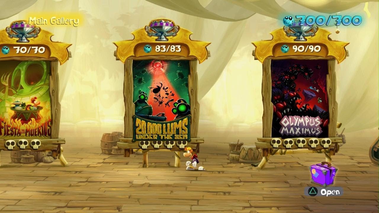 Rayman Legends 20,000 lums under the sea