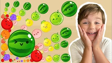 Watermelon, here we come! | Suika Game Aladdin Gameplay with Ima #10