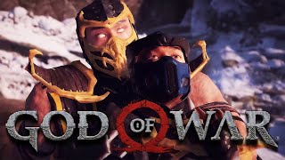 SCORPION VS SUB-ZERO Final Epic Boss Fight - Mortal Kombat meets God of War Epic Battle!