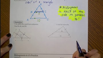 Midsegments in Triangles