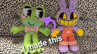 How I Made This Ribbit Plush Easy Tutorial Amazing Digital Circus