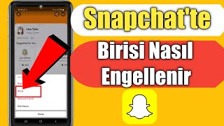Snapchat'te Birisi Nasıl Engellenir (2023) | Bir Kişiyi Engelle Snapchat | Resimi