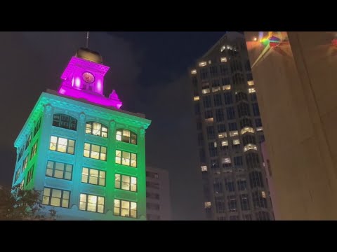 Tampa lights up