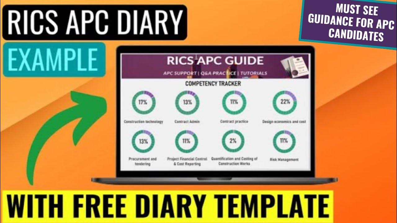 RICS APC DIARY EXAMPLE WITH FREE EXCEL DIARY TEMPLATE YouTube