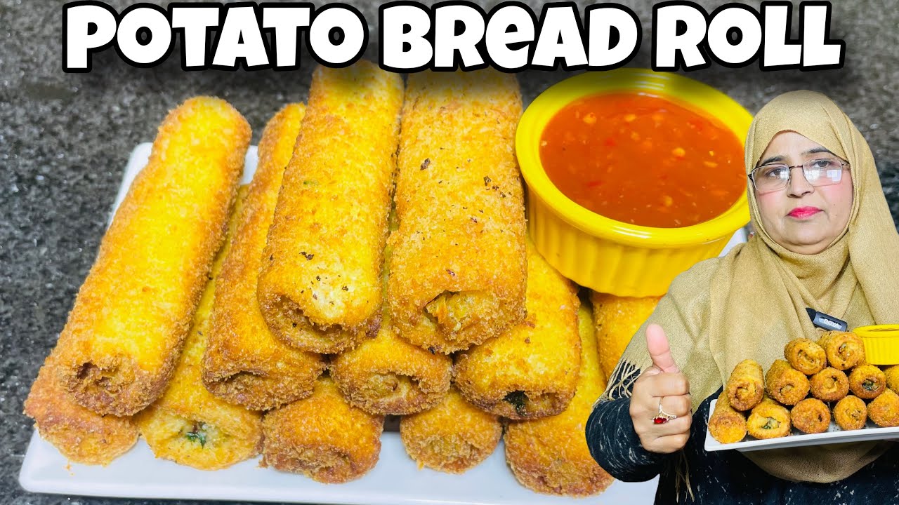 Best Crispy Potato Bread Rolls | Easy Snack Recipe | Ramzan Special. 
