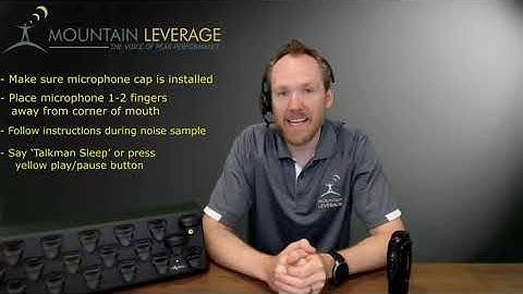 Honeywell Vocollect Talkman and SRX3 - Speech Recognition Best Practices