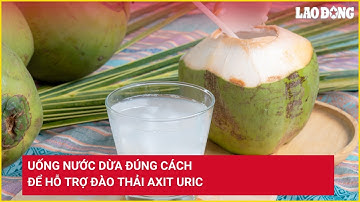 Uống nước dừa đúng cách để hỗ trợ đào thải axit uric | Báo Lao Động