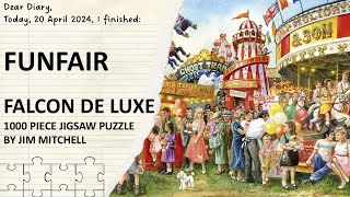 Falcon de Luxe:  Funfair (by Jim Mitchell) 1000 piece puzzle, releaded 2012.