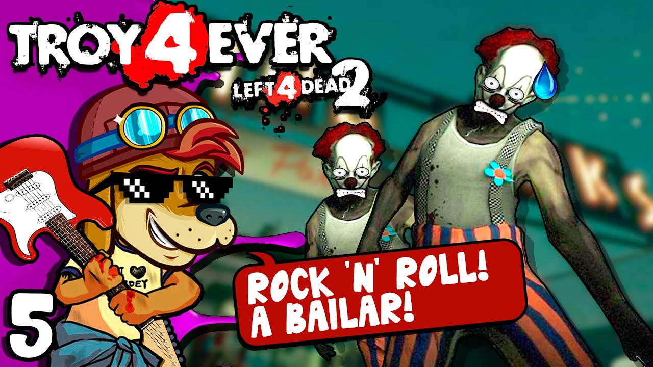 Soy PROFESOR de GUITARRA Zombie 🎸😎 - Troy 4 Ever (Left 4 Dead 2) #5