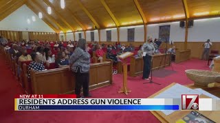 Durham community joins to discuss strategies to tackle gun violence