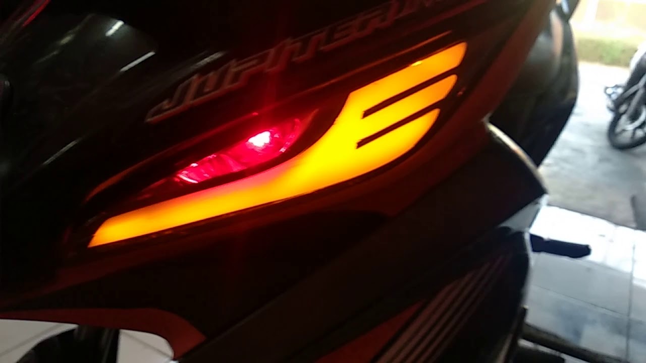 Modifikasi Jupiter Mx New 135 Lampu Alis Drl Running Bikin Keren