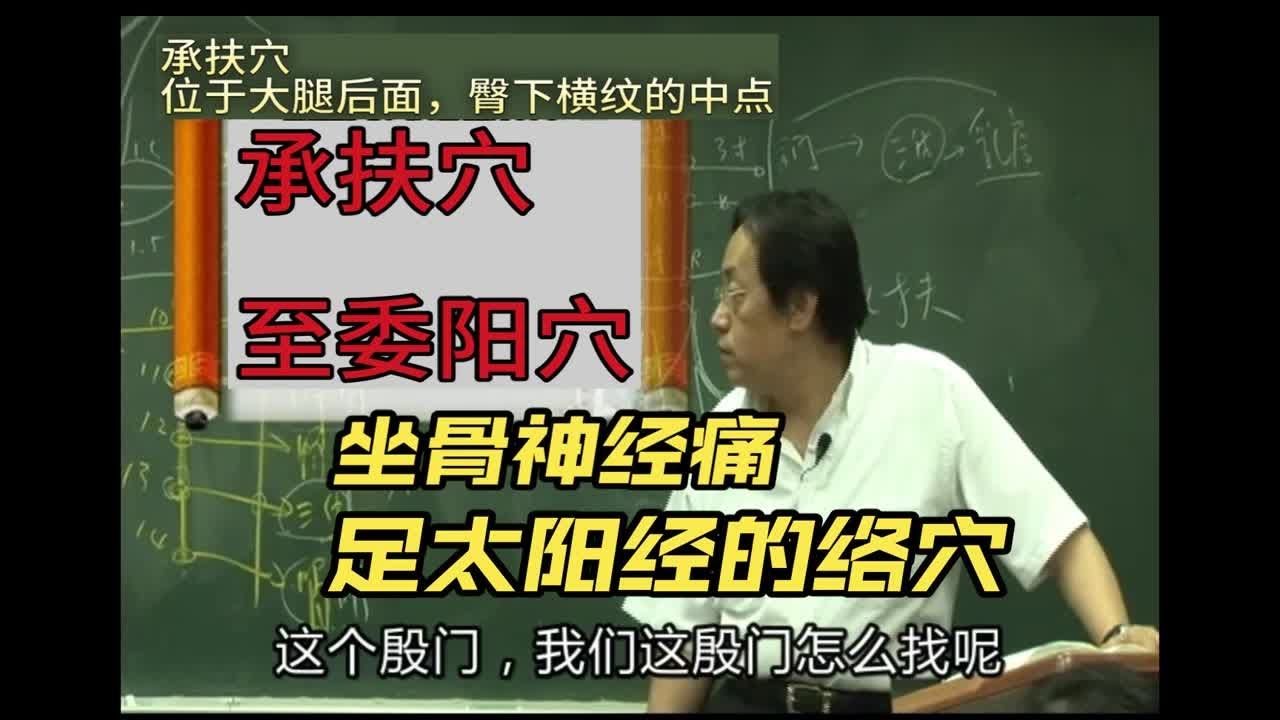 承扶穴至委阳穴 位置定位 - YouTube