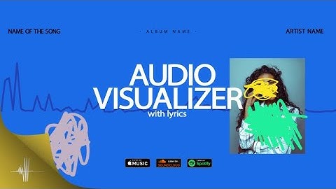 Drawn Music Visualizer With Lyrics After Effects Templates