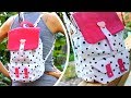 DIY BACKPACK TUTORIAL WITH POCKET DESIGN FROM SCRATCH STEP BY STEP