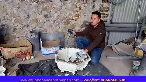 HƯỚNG DẪN THÁO LÒNG TRONG KHUÔN CHẬU ABS BẰNG HƠI