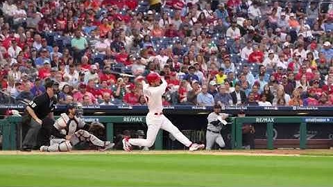 Trea Turner Slow Motion Swing