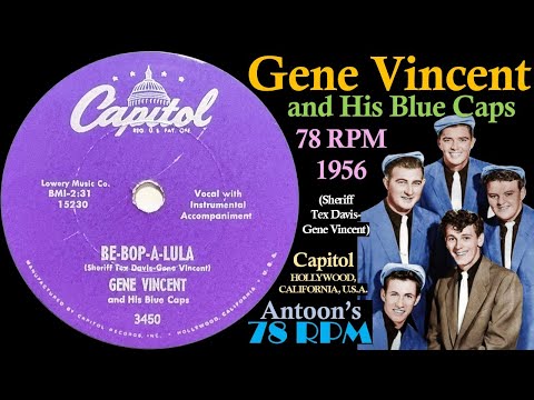 willie's 12C BE-BOP
トロンボーンマウスピース(細管用) Gene Vincent | Be-Bop-A-Lula | Capitol 78 rpm | 1956 USA