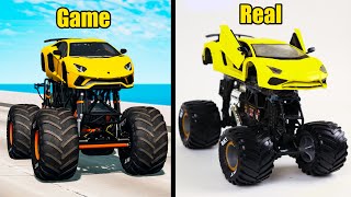 Modification Sport Car and Monster Truck in Game and Reality - Beamng drive. Special video # 2 screenshot 4